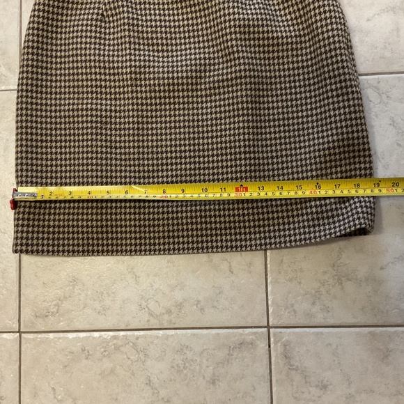 Ralph Lauren Wool Houndstooth midi skirt - Picture 8 of 12